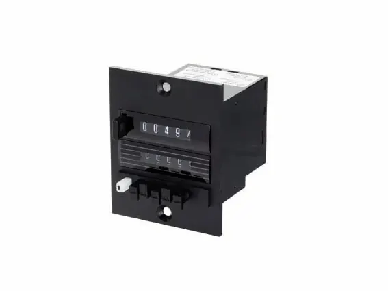 Contador pneumático pré-determinador Hengstler Type 497 de 5 dígitos com preset visível